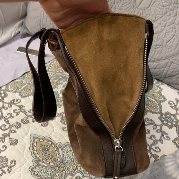 🍂Tignanello 2-toned Suede Hobo 🍂 - Picture 8 of 10